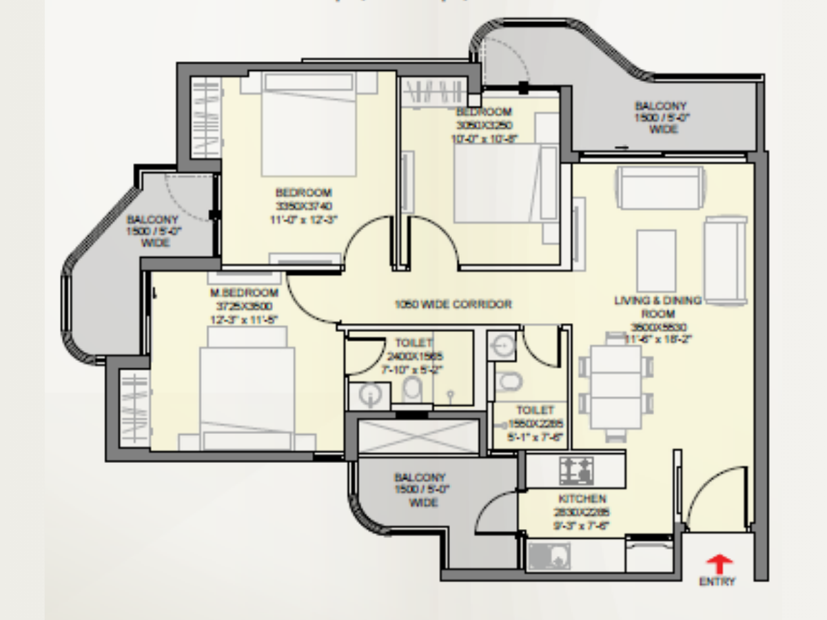 2 BHK Plan